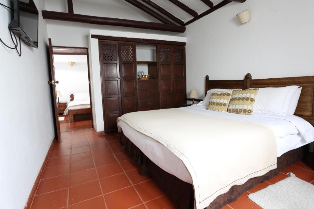 Hotel Meson De Los Virreyes Виля Де Лейва Екстериор снимка